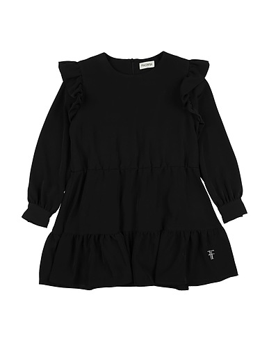 FRACOMINA MINI Elegantes Kleid Schwarz 72% PES - Polysulfone, 28% Recyceltes PES