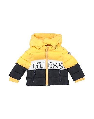 GUESS Shell jacket Yellow 100% Polyester