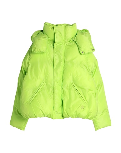 MM6 MAISON MARGIELA Shell jacket Lime green 100% Nylon, Cotton, Polyester, Elastane