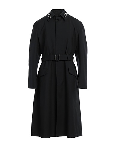 MCQUEEN Full-length jacket Black 50% Wool, 50% Polyester
