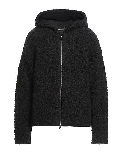 NAHMIAS Teddy Coat Black 40% Polyacrylic, 36% Alpaca wool, 14% Merino Wool, 10% Polyamide