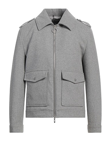 ANTONY MORATO Cappotto Grigio chiaro 47% Poliestere, 40% Lana, 6% Fibre sintetiche, 4% Acrilico, 3% Cachemire