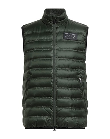 EA7 Vest Military green 100% Polyester