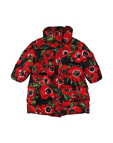 DOLCE&GABBANA Shell jacket ROSSO 100% Polyester, Feathers