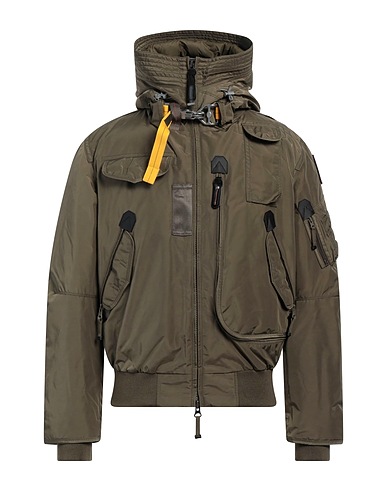 PARAJUMPERS Shell jacket Military green 100% Polyamide
