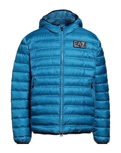 EA7 Shell jacket Azure 100% Polyester