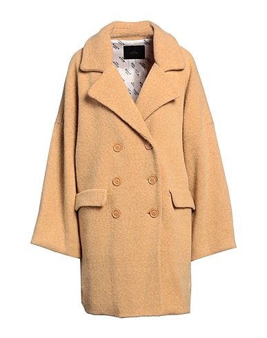 ACTITUDE by TWINSET Coat Mustard 45% Wool, 30% Polyamide, 25% Acrylic
