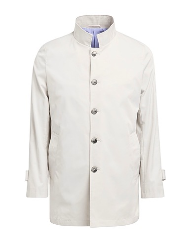 ALDO MARIA TESTA Full-length jacket Light grey 100% Polyester
