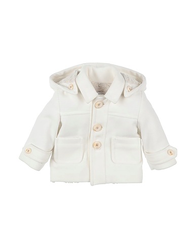 MANUELL & FRANK Coat White 63% Polyester, 34% Viscose, 3% Elastane