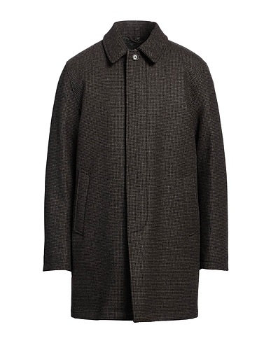 SEALUP Coat Dark brown 100% Wool