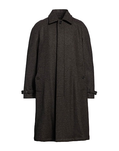 SEALUP Coat Dark brown 100% Wool