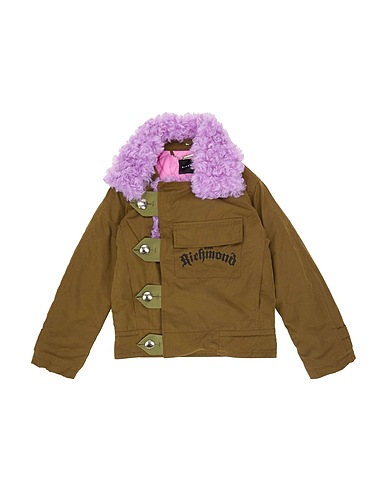 JOHN RICHMOND Jacket Military green 69% Cotton, 31% Polyester