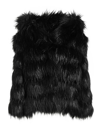 CRISTINAEFFE Teddy Coat Black 62% Modacrylic, 30% Acrylic, 8% Polyester