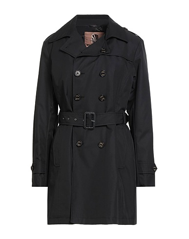 SEALUP Coat Black 67% Cotton, 33% Polyamide