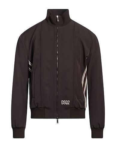 DSQUARED2 Jacket Dark brown 55% Polyester, 45% Virgin Wool