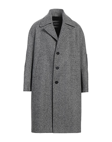 NEIL BARRETT Coat Black 60% Wool, 21% Polyamide, 12% Acrylic, 7% Polyester, Cotton