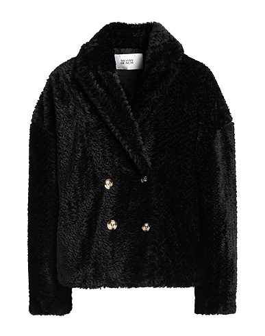 SILVIAN HEACH Teddy Coat Black 100% Polyester