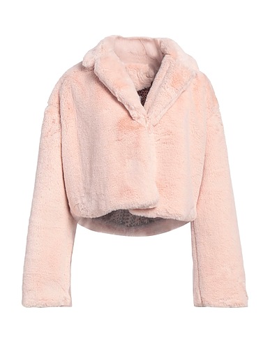 LE SARTE DEL SOLE Teddy Coat Rosa 100% Poliestere