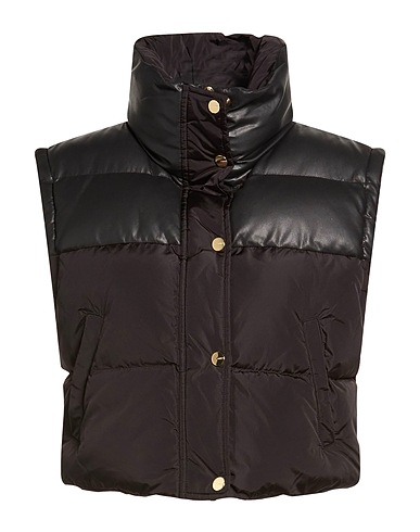 PINKO Vest Black 100% Polyamide, Polyester, Polyurethane