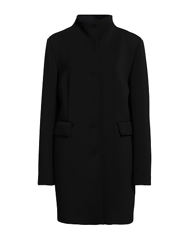 LIU •JO Coat Black 80% Viscose, 13% Polyamide, 7% Elastane