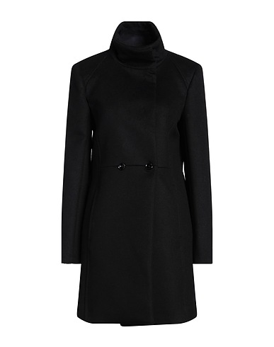 PATRIZIA PEPE Coat Black 80% Wool, 20% Polyamide