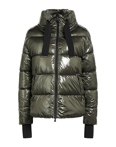 SUNS BOARDS Piumino Verde militare 100% Poliammide