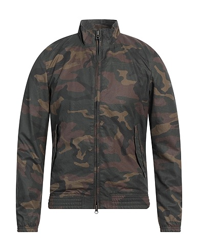 WOOLRICH Jacket Military green 92% Cotton, 8% Polyamide