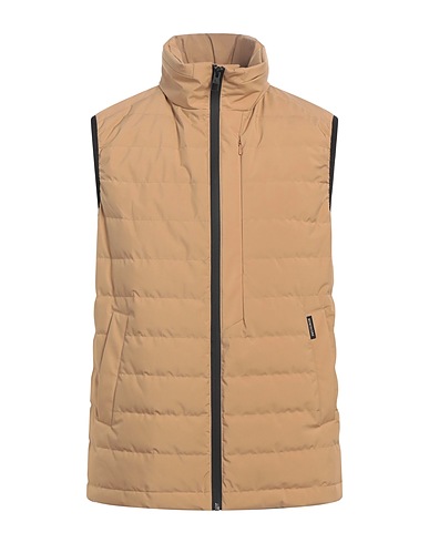 MONTECORE Gilet Camel 79% Polyester, 21% Polyurethane