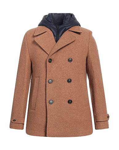 MANUEL RITZ Cabanjacke & Zweireiher Kamel 70% Wolle, 30% Viskose