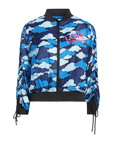 LOVE MOSCHINO Bomber Azure 100% Polyester, Elastane