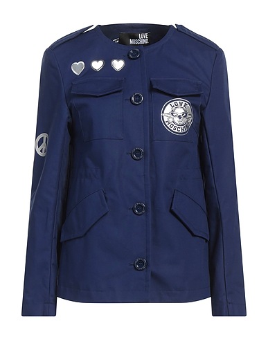 LOVE MOSCHINO Jacket Navy 100% Cotton
