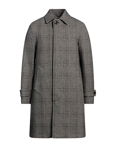 CIRCOLO 1901 Coat Charcoal 95% Cotton, 5% Elastane