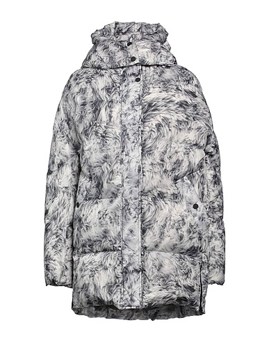 WOOLRICH パファージャケット ライトグレー ポリエステル 100%