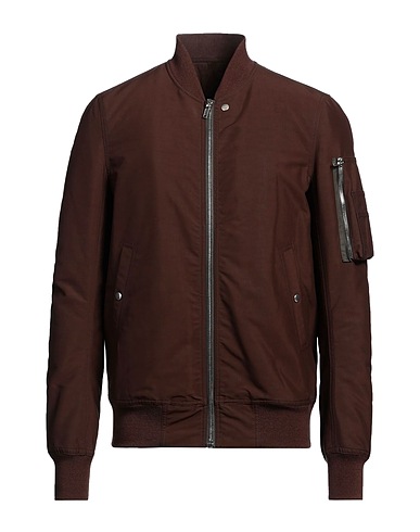 RICK OWENS Bomber Brown 100% Polyester, Wool