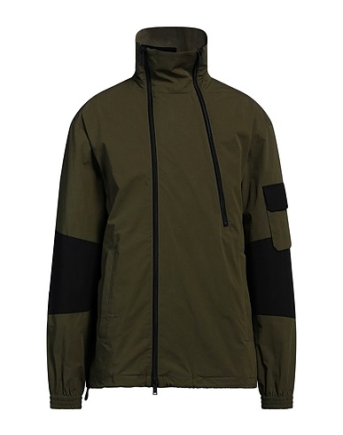 DSQUARED2 Jacket Military green 97% Cotton, 3% Elastane