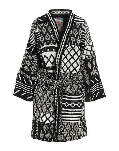 AMBRE BABZOE Gabardina Negro 100% Algodón