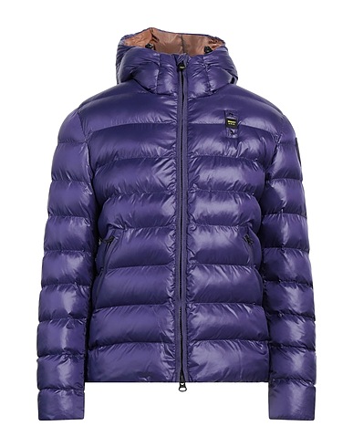 BLAUER. Piumino Viola 100% Poliammide, Poliestere