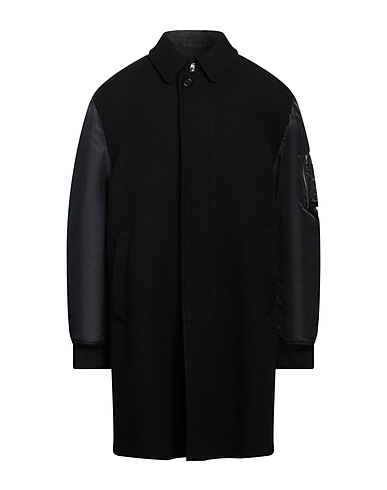 MOSCHINO Coat Black 70% Wool, 30% Polyamide, Virgin Wool