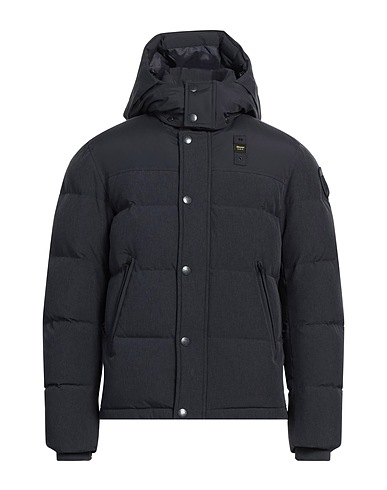 BLAUER. Plumífero Plomo 90% Poliéster, 10% Elastán, Poliamida, Plumas