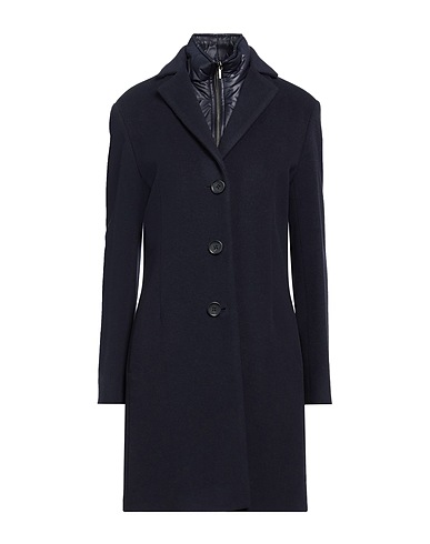 CINZIA ROCCA Coat Navy 90% Wool, 10% Cashmere, Polyester