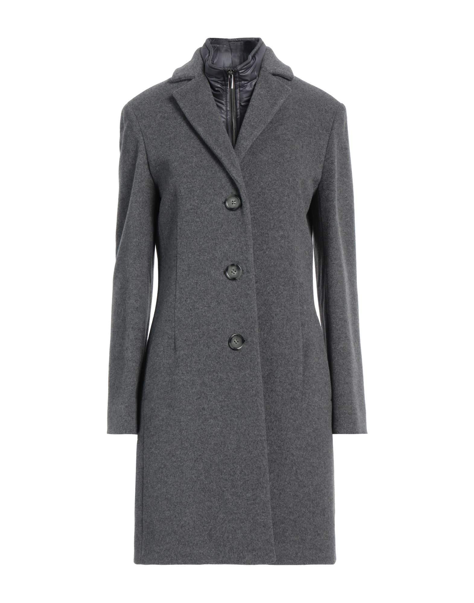 CINZIA ROCCA | Grey Women's Coat | YOOX