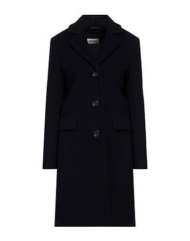 CINZIA ROCCA Coat Midnight blue 70% Wool, 20% Polyamide, 10% Cashmere