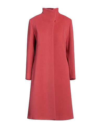 CINZIA ROCCA Coat Coral 70% Wool, 20% Polyamide, 10% Cashmere