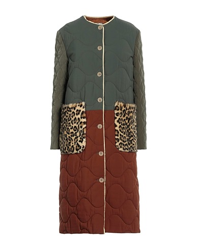 ALYSI Coat Military green 64% Polyester, 30% Polyamide, 6% Polypropylene, Acrylic