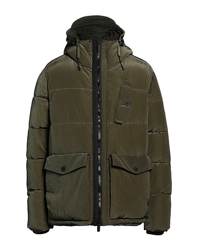 FREEDOMDAY Piumino Verde militare 100% Nylon