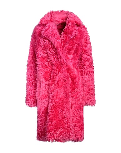 STEVEN-K Teddy Coat Fuchsia Lambswool