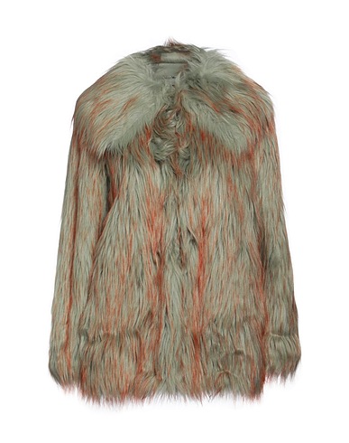 PINKO Teddy Coat Arancione 69% Acrilico, 18% Poliestere, 13% Modal