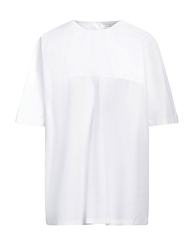 MAISON ULLENS Top Bianco 100% Cotone
