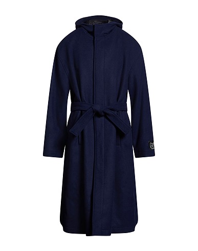 MSGM Coat Navy blue 75% Virgin Wool, 25% Polyamide