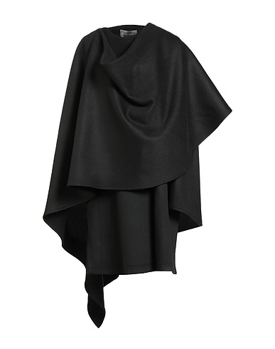 ALBERTA FERRETTI Capa Negro 95% Lana Virgen, 5% Cachemir